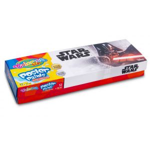 Farby plakatowe Colorino Disney Star Wars, 12 kolorów x 20ml